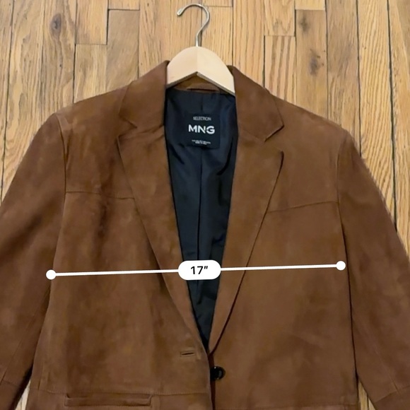Mango Tan Suede Women's Blazer. Price is firm. No offers accepted. - Picture 10 of 16
